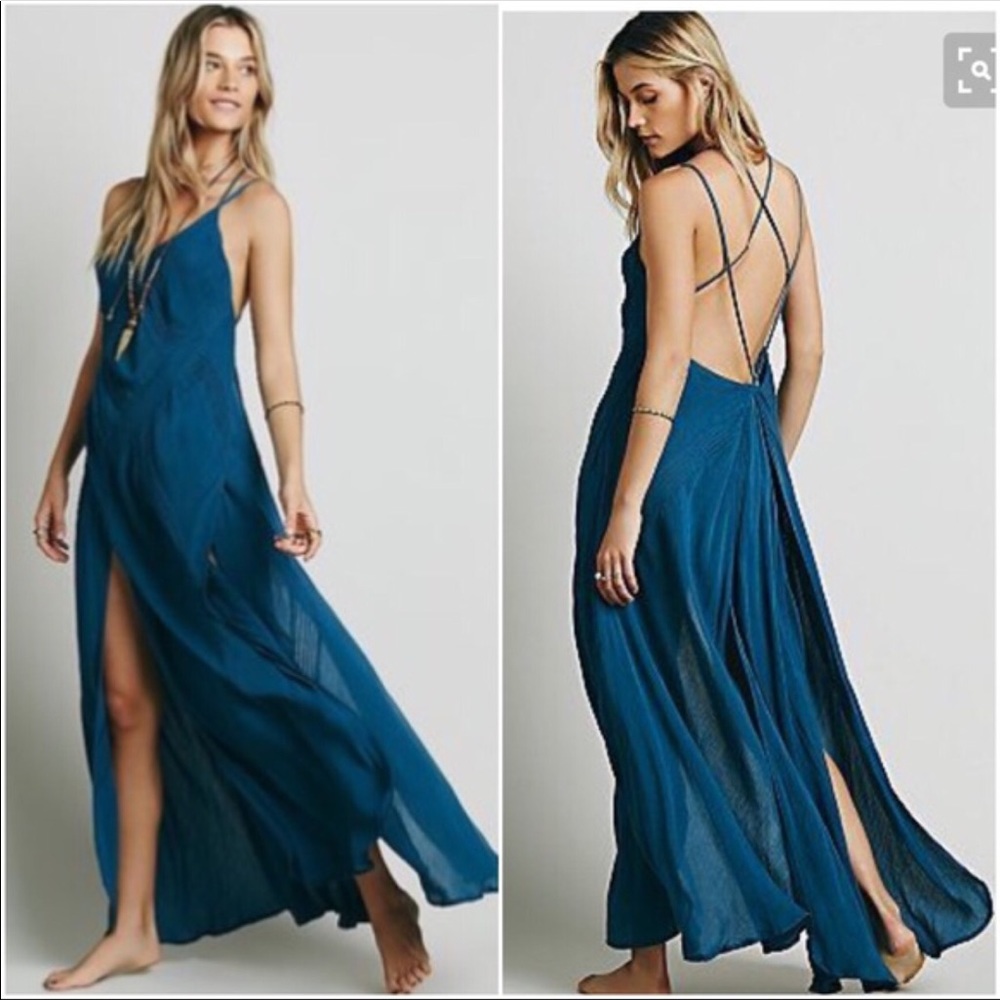 Free People Maxi Endless Summer Rain dress
